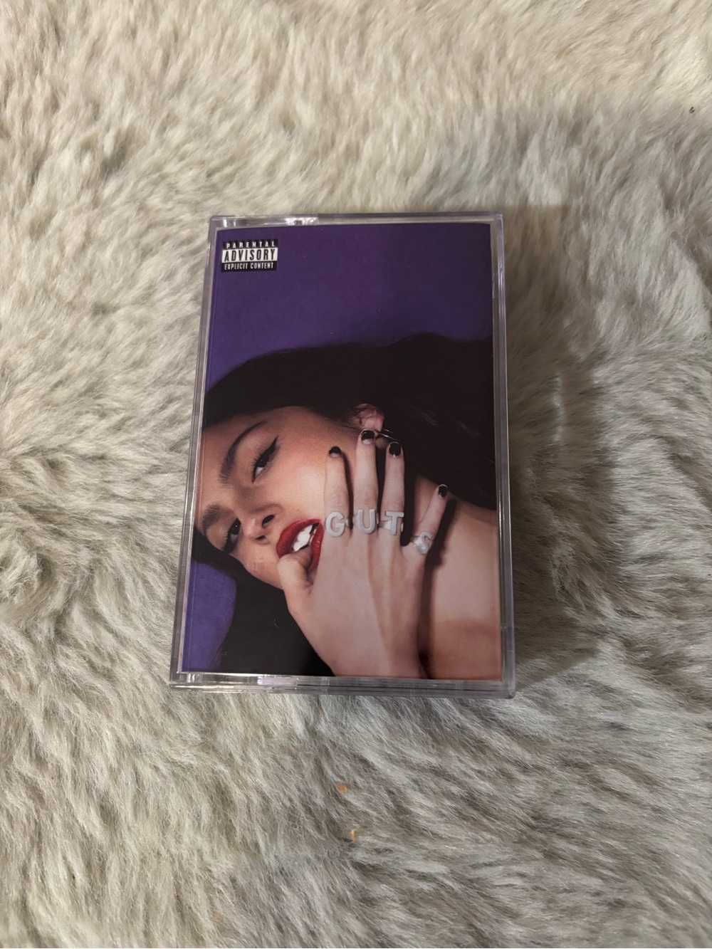 Olivia Rodrigo GUTS cassette tape